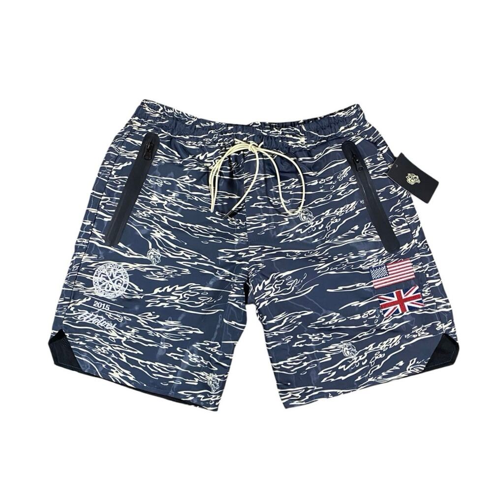 Darc Sport Stay True Wolf Gray Camo Shorts NWT - S